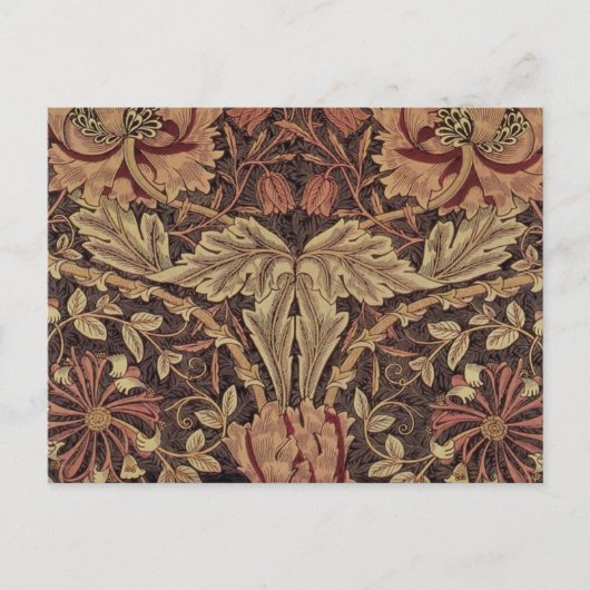 William Morris Honeysuckle Classic Engelse kunst Briefkaart (Voorkant)
