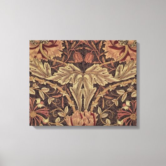 William Morris Honeysuckle Classic Engelse kunst Canvas Afdruk (Voorkant)