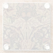 William Morris Honeysuckle Classic Engelse kunst Glazen Onderzetter (Achterkant)