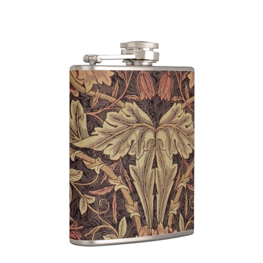 William Morris Honeysuckle Classic Engelse kunst Heupfles (Rechts)