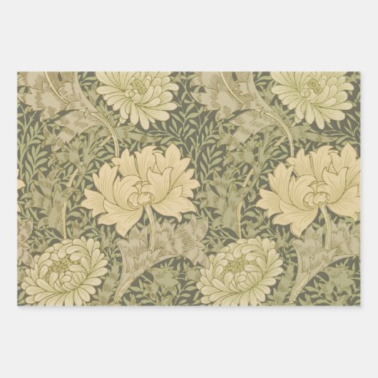 William Morris Honeysuckle Classic Engelse kunst Inpakpapier Vel (Voorkant 2)