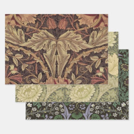 William Morris Honeysuckle Classic Engelse kunst Inpakpapier Vel