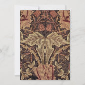 William Morris Honeysuckle Classic Engelse kunst Kaart (Achterkant)