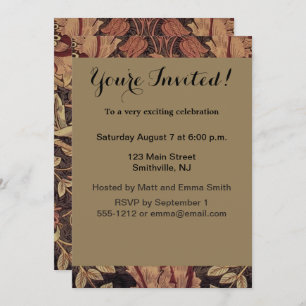 William Morris Honeysuckle Classic Engelse kunst Kaart