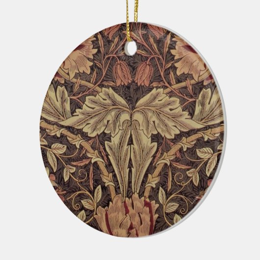 William Morris Honeysuckle Classic Engelse kunst Keramisch Ornament (Links)
