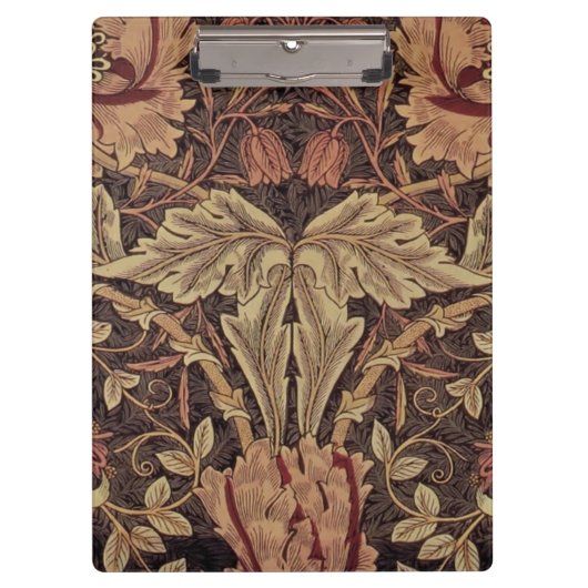 William Morris Honeysuckle Classic Engelse kunst Klembord (Voorkant)