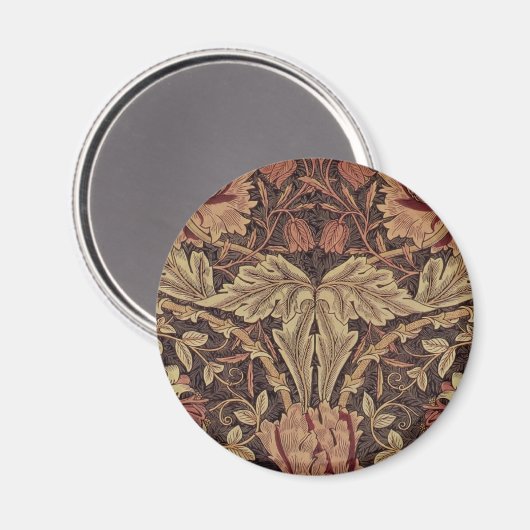 William Morris Honeysuckle Classic Engelse kunst Magneet (Voorkant / Achterkant)