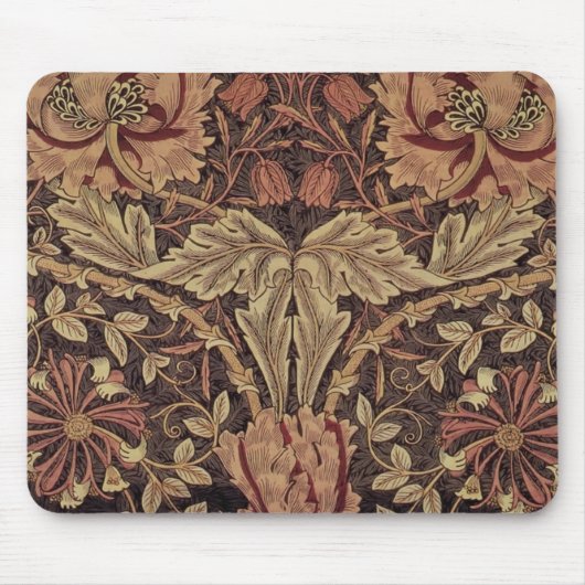 William Morris Honeysuckle Classic Engelse kunst Muismat (Voorkant)