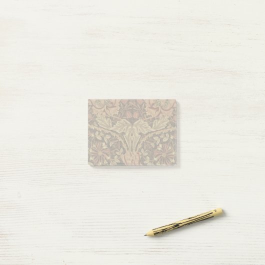 William Morris Honeysuckle Classic Engelse kunst Post-it® Notes (Op bureau)