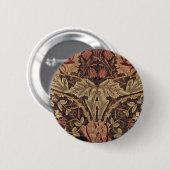 William Morris Honeysuckle Classic Engelse kunst Ronde Button 5,7 Cm (Voorkant /achterkant)
