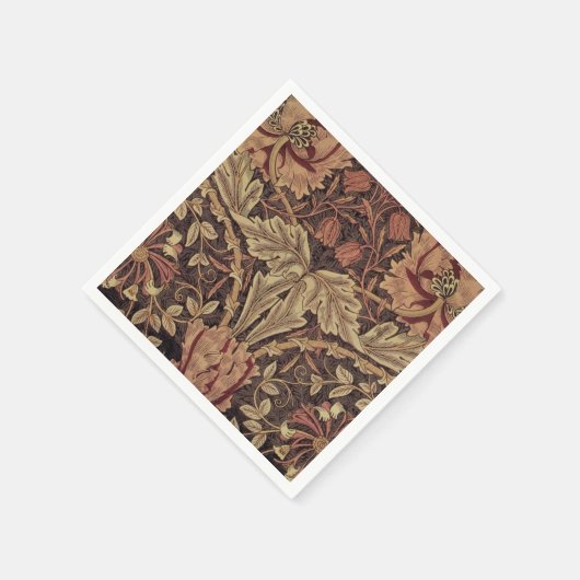 William Morris Honeysuckle Classic Engelse kunst Servet (Hoek)