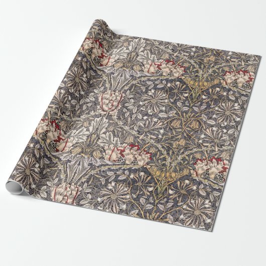 William Morris Honeysuckle Design Cadeaupapier (Uitgerold)