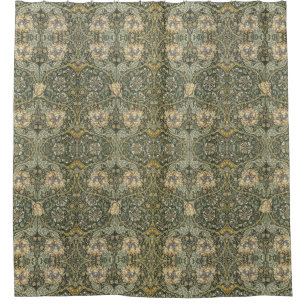 William Morris Honeysuckle Design Douchegordijn