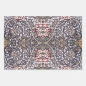 William Morris Honeysuckle Design Inpakpapier Vel (Voorkant 3)