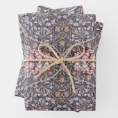 William Morris Honeysuckle Design Inpakpapier Vel (In situ)