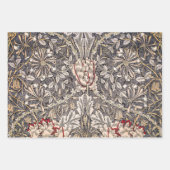 William Morris Honeysuckle Design Inpakpapier Vel (Voorkant 3)