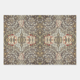 William Morris Honeysuckle Design Inpakpapier Vel