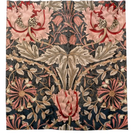 William Morris Honeysuckle Douchegordijn (Voorkant)