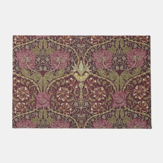 William Morris, Honeysuckle, floral. patroon, kuns Deurmat (Voorkant)