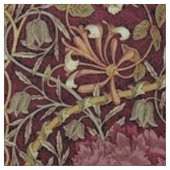 William Morris, Honeysuckle, floral. patroon, kuns Stof (Swatch)