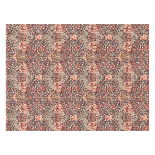 William Morris Honeysuckle Floral Pattern Tafelkleed (Voorkant (Horizontaal))