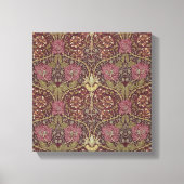 William Morris, Honeysuckle, floreel. patroon, kun Canvas Afdruk (Voorkant)