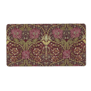 William Morris, Honeysuckle, floreel. patroon, kun Etiket