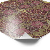 William Morris, Honeysuckle, floreel. patroon, kun Foto Afdruk (Hoek)