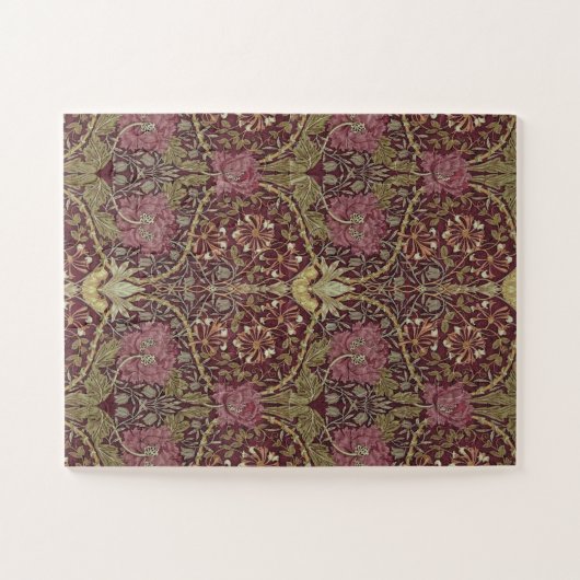 William Morris, Honeysuckle, floreel. patroon, kun Legpuzzel (Horizontaal)