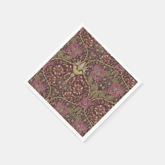 William Morris, Honeysuckle, floreel. patroon, kun Servet (Hoek)