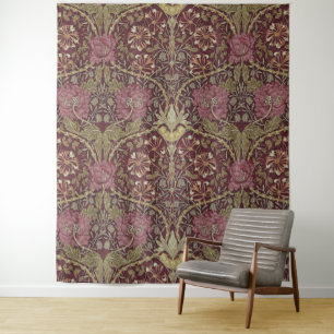 William Morris, Honeysuckle, floreel. patroon, kun Wandkleed