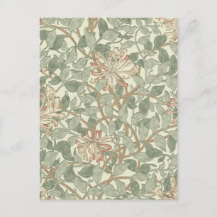 William Morris Honeysuckle Flower Wallpaper Briefkaart