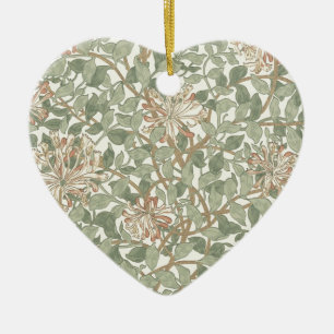 William Morris Honeysuckle Flower Wallpaper Keramisch Ornament