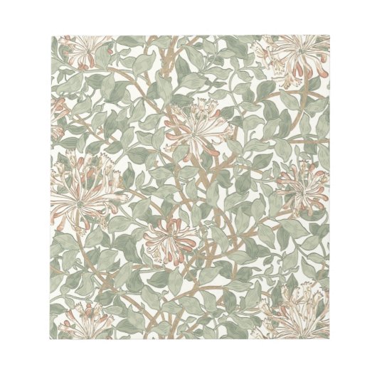 William Morris Honeysuckle Flower Wallpaper Notitieblok (Voorkant)