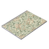 William Morris Honeysuckle Flower Wallpaper Notitieboek (Linkerzijde)