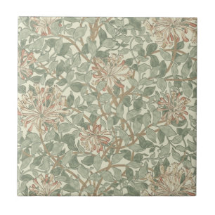 William Morris Honeysuckle Flower Wallpaper Tegeltje