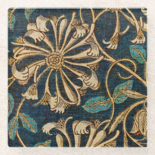William Morris Honeysuckle Glazen Onderzetter