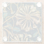 William Morris Honeysuckle Glazen Onderzetter (Achterkant)