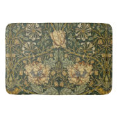 William Morris Honeysuckle Green Floral Badmat (Voorkant)
