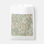 William Morris Honeysuckle Green Floral Bedankzakje (Voorkant)