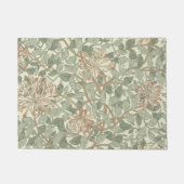 William Morris Honeysuckle Green Floral Deurmat (Voorkant)