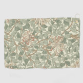 William Morris Honeysuckle Green Floral Golfhanddoek (Horizontaal)