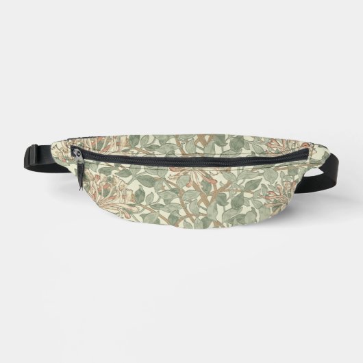 William Morris Honeysuckle Green Floral Heuptasje (Voorkant)
