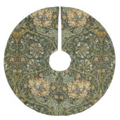 William Morris Honeysuckle Green Floral Kerstboom Rok (Voorkant)