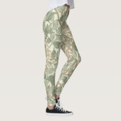 William Morris Honeysuckle Green Floral Leggings (Rechts)