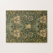 William Morris Honeysuckle Green Floral Legpuzzel (Horizontaal)