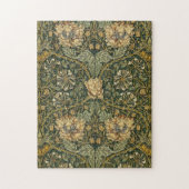William Morris Honeysuckle Green Floral Legpuzzel (Verticaal)