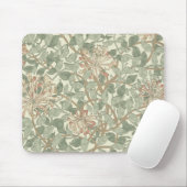 William Morris Honeysuckle Green Floral Muismat (Met muis)