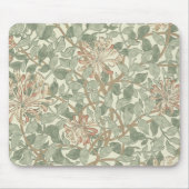 William Morris Honeysuckle Green Floral Muismat (Voorkant)