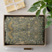 William Morris Honeysuckle Green Floral Tissuepapier (Geschenk)